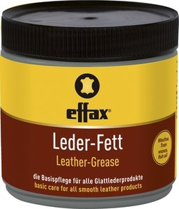 LEDERVET 0.5KG EFFAX ZWART